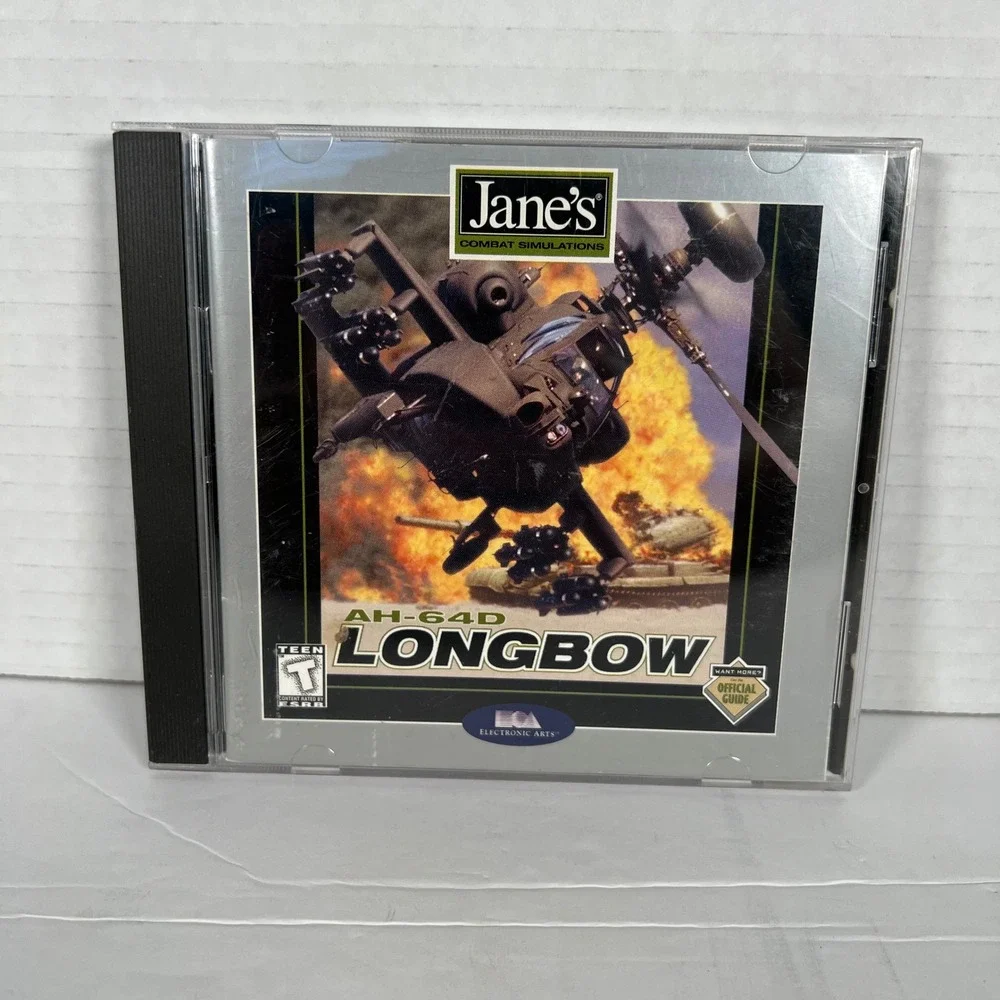 Janes AH-64D‎ Longbow Limited Edition PC Game 1996 Electronic Arts Flight Sim